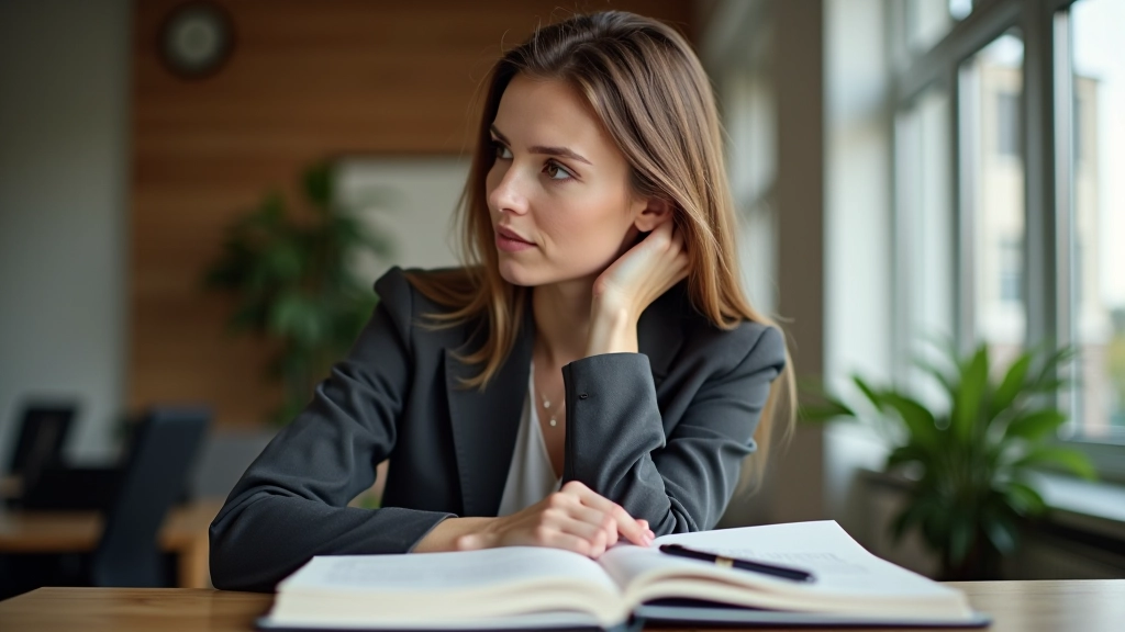 Vrouw die haar waarden ontdekt en journaal schrijft