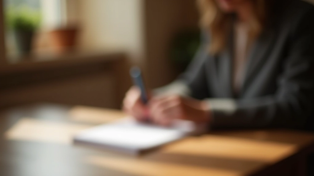 Persoon schrijft in dagboek, reflectie en bewuste waardenkeuze